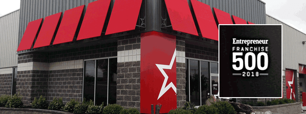 Entreprenuer Franchise 500 2018